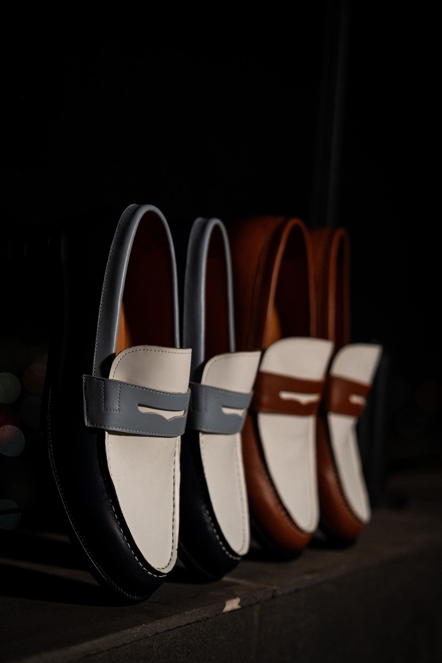 The Arrival — j. weston two-tone leather loafer